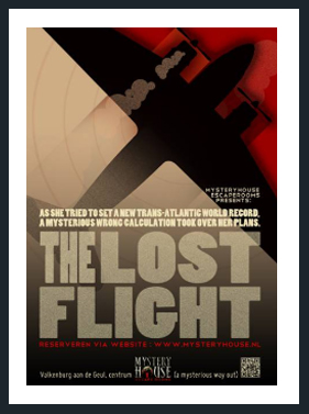 Lost Flight is een van de escape rooms van Mystery House